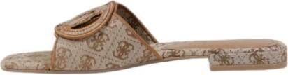 Guess Zomer Dames Sandalen Collectie Polyester Beige Dames