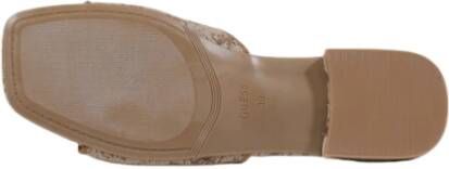 Guess Zomer Dames Sandalen Collectie Polyester Beige Dames