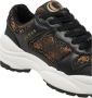 Guess Zwart Bruin Sneakers Samnie Flfsam Black Dames - Thumbnail 3