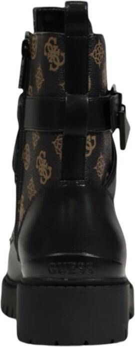 Guess Zwart Bruin Stijlvolle Schoenen Black Dames