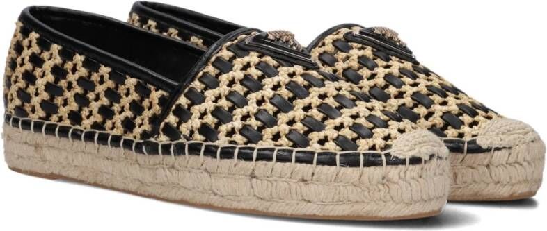 Guess Zwarte Espadrilles voor Stijlvolle Vrouwen Beige Dames