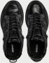 Guess Zwarte geweven sportieve sneakers Black Heren - Thumbnail 5