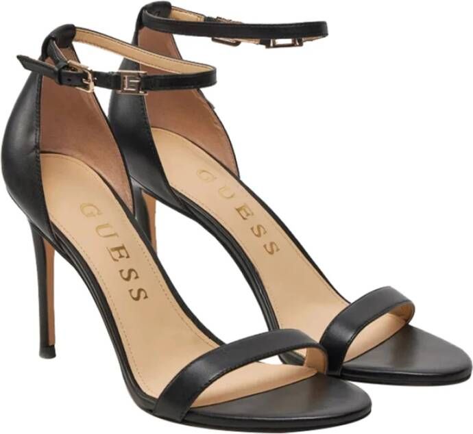 Guess Zwarte hoge hak sandalen elegant Black Dames