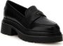 Guess Loafers van zuiver leer met labeldetails model 'FINDA' - Thumbnail 3