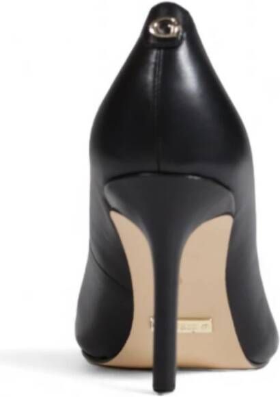 Guess Zwarte Leren Pumps Collectie Herfst Winter Black Dames