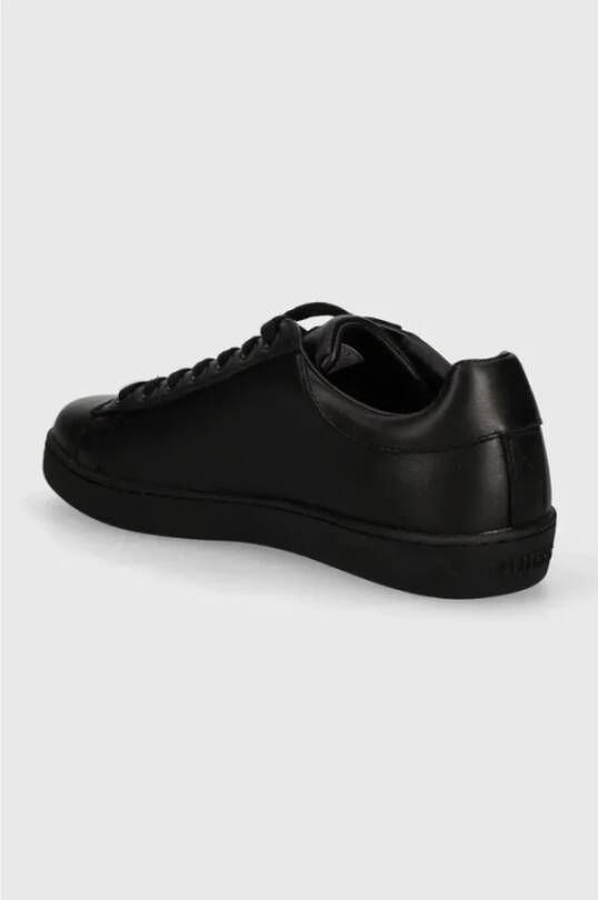 Guess Zwarte leren sneakers Nola Black Heren