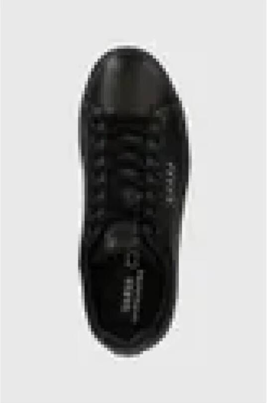 Guess Zwarte leren sneakers Nola Black Heren