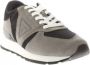 Guess Zwarte leren textielsneakers Gray Dames - Thumbnail 2