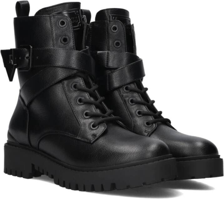 Guess Zwarte Olsy Veterboots Black Dames