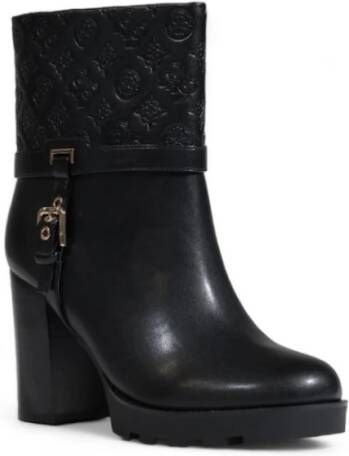 Guess Zwarte Polyethyleen laars voor vrouwen Black Dames