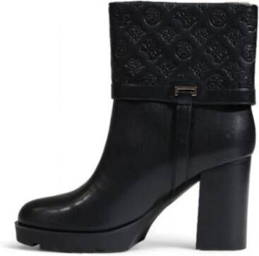 Guess Zwarte Polyethyleen laars voor vrouwen Black Dames