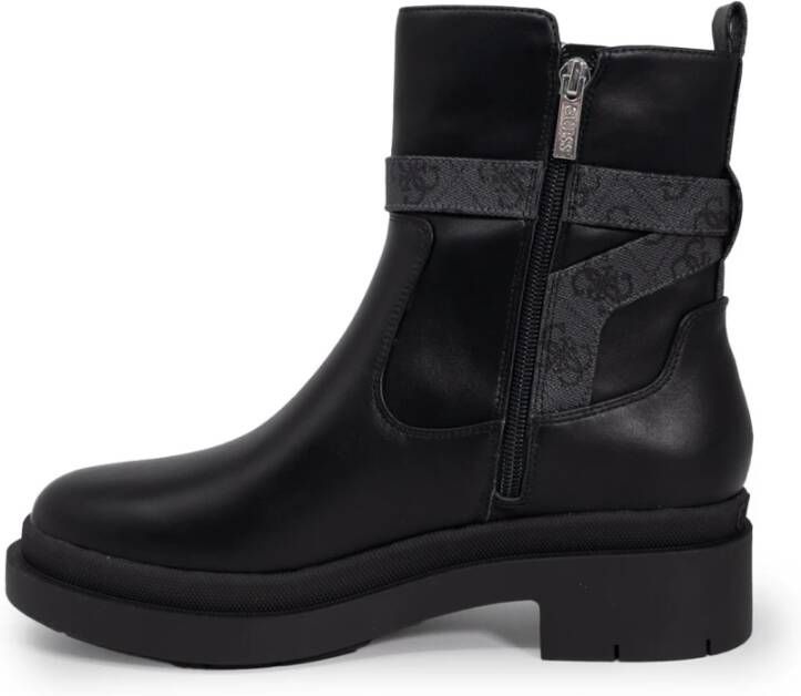 Guess Zwarte Polyurethaan Dames Herfst Winter Laarzen Black Dames