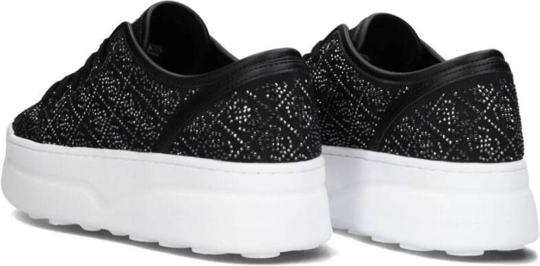 Guess Zwarte Queeny Lage Sneakers Black Dames