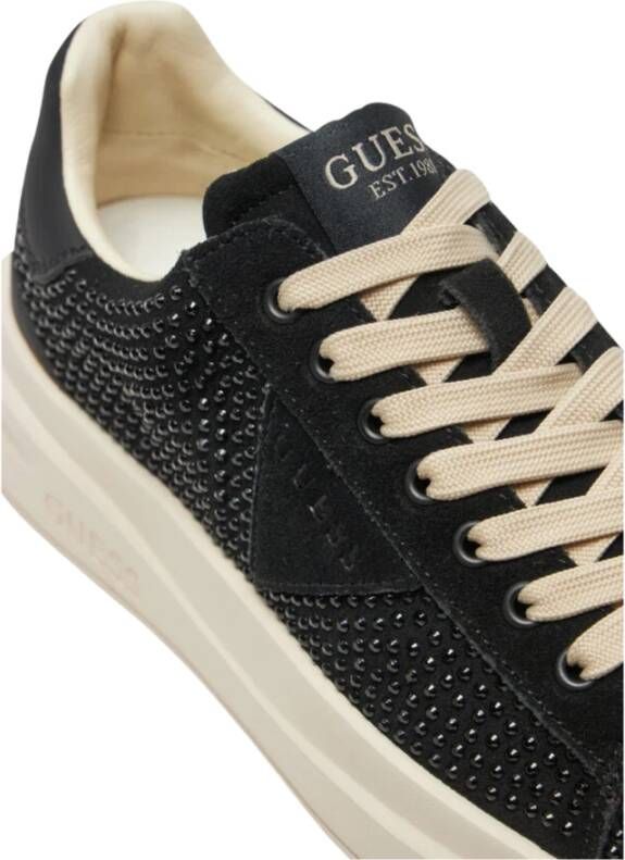 Guess Zwarte Sneakers Elbina Flpelb Sue12 Black Dames