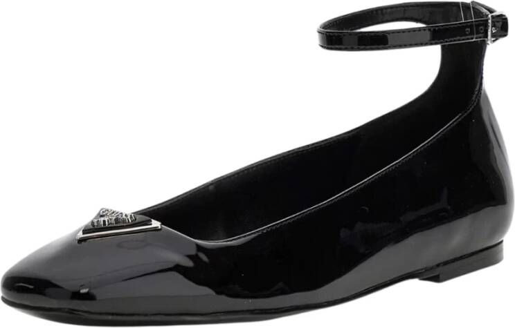 Guess Zwarte Sneakers Levvis Flplvv Pat02 Black Dames