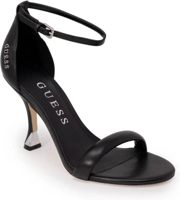 Guess Zwarte Strappy Damessandalen voor Lente Zomer Black Dames