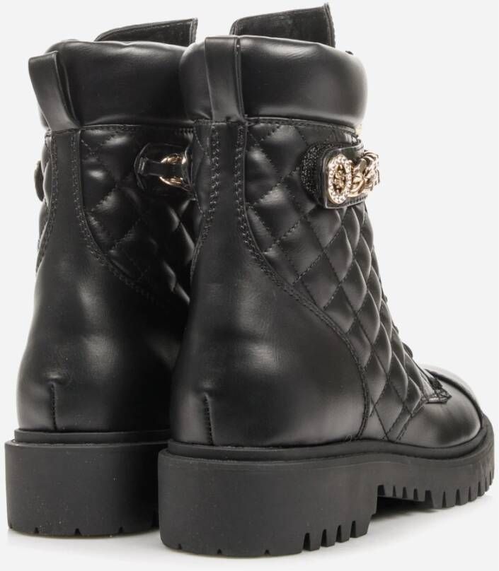 Guess Zwarte veterschoenen voor dames Black Dames