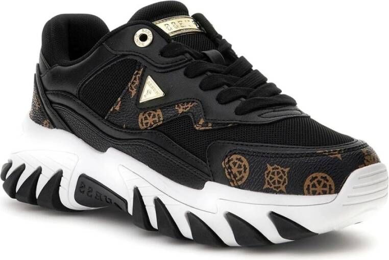 Guess Zwarte Vrijetijdssneakers voor Vrouwen Black Dames