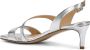 Guglielmo Rotta Ayana Nalux Zilveren Leren Sandalen Gray Dames - Thumbnail 3