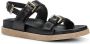 Guglielmo Rotta Flat Sandals Black Dames - Thumbnail 2