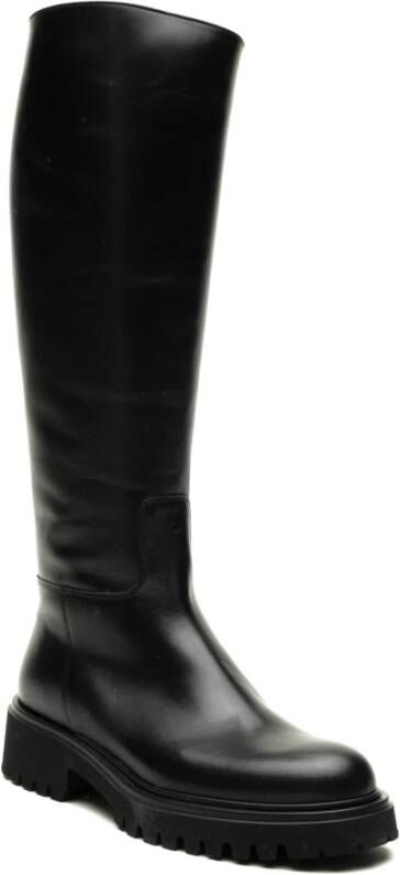 Guglielmo Rotta Zwarte Laarzen Warth Stijl Black Dames