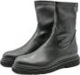 Guglielmo Rotta Zwarte Leren Damesschoenen Aw24 Black Dames - Thumbnail 2