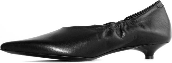 Guglielmo Rotta Zwarte Leren Pumps 2cm Hak Black Dames