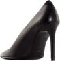 Guglielmo Rotta Zwarte Leren Pumps Puntig 10cm Hak Black Dames - Thumbnail 3