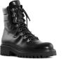 Guglielmo Rotta Zwarte Leren Veterschoenen Black Dames - Thumbnail 2