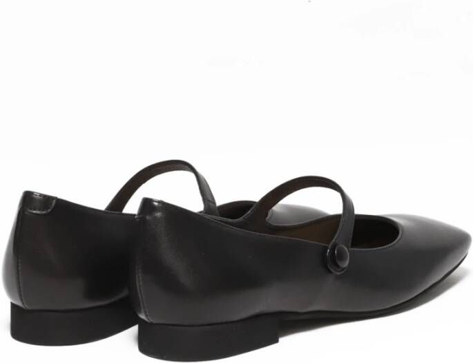 Guglielmo Rotta Zwarte Loafer Schoenen met Band Black Dames