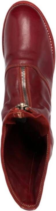 Guidi Ankle Boots Rood Heren