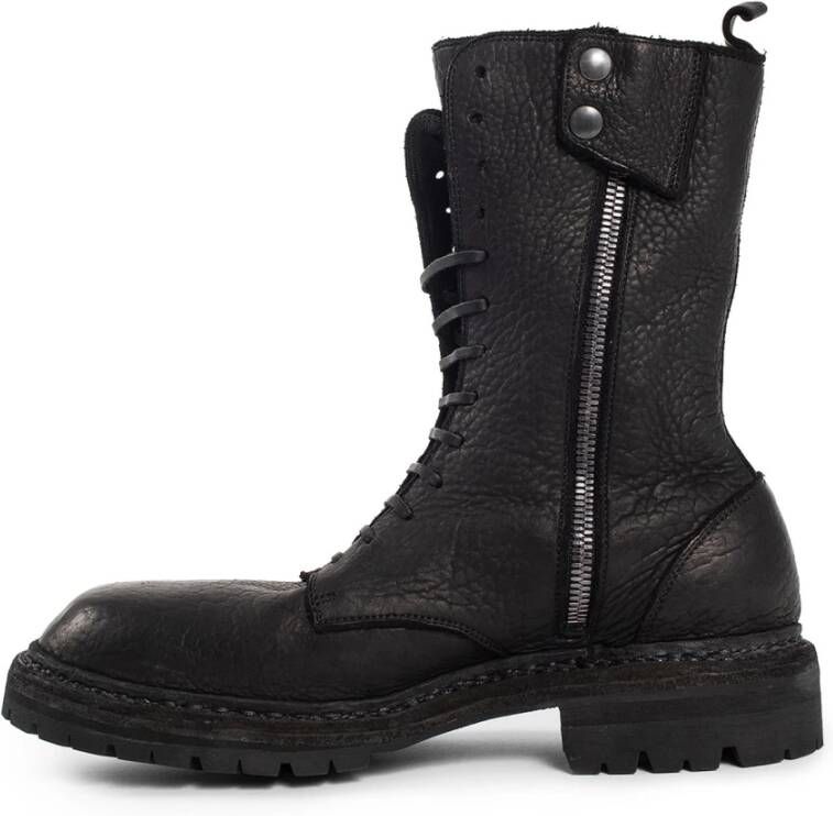 Guidi Bizonleren Veterschoenen Black Heren