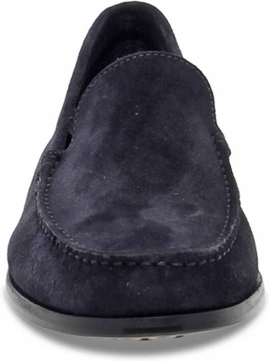 Guidi Blauwe Suède Loafer Tods Model Blue Heren