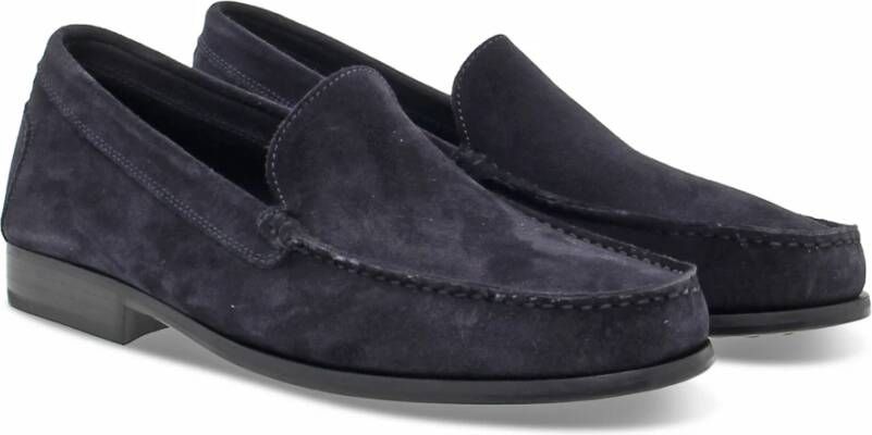 Guidi Blauwe Suède Loafer Tods Model Blue Heren