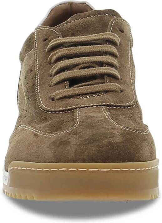 Guidi Heren Suede Leren Hardloopsneakers Brown Heren