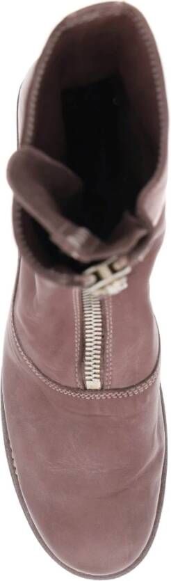 Guidi Paarse Leren Laarzen Purple Dames