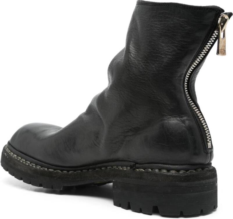 Guidi Zwarte Achterrits Big Daddy Laars Black Heren