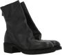 Guidi Zwarte Leren Rits Enkellaarzen Black Dames - Thumbnail 2