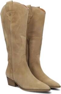 Haboob Beige Suède Trendy Laarzen Beige Dames