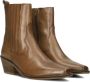 Haboob Lplexxhm Enkellaarsjes Enkelboots met rits Dames Cognac - Thumbnail 11