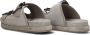 Haboob Taupe Suède Slippers voor Dames Gray Dames - Thumbnail 3