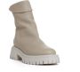 Halmanera Beige Rits Achter Enkellaars Beige Dames - Thumbnail 2