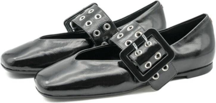 Halmanera Dames Glaze Zwarte Schoenen Aw24 Black Dames