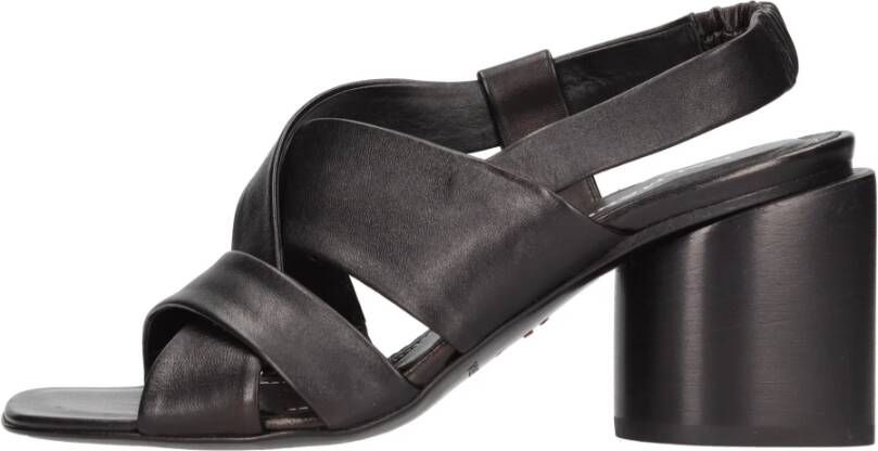 Halmanera Sandalen Zwart Black Dames