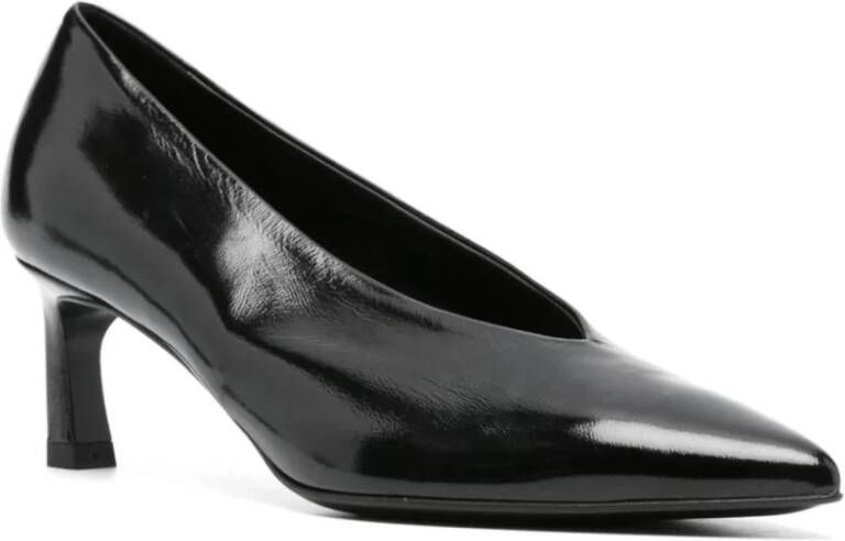 Halmanera Zwarte hakken puntige neus pumps Black Dames