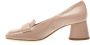 Halmanera Zwarte Lakleren Pumps Beige Dames - Thumbnail 3