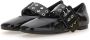 Halmanera Zwarte platte schoenen Black Dames - Thumbnail 4