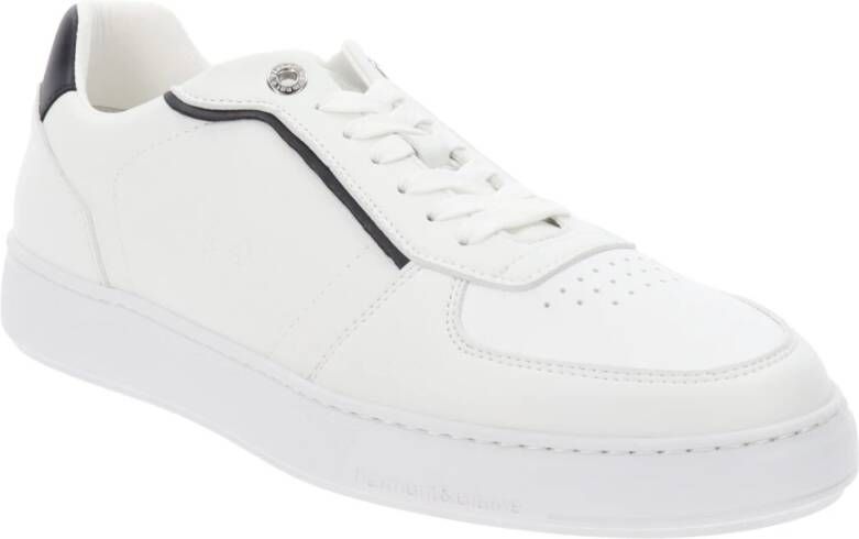 Harmont & Blaine Heren Sneakers van Imitatieleer Vetersluiting White Heren