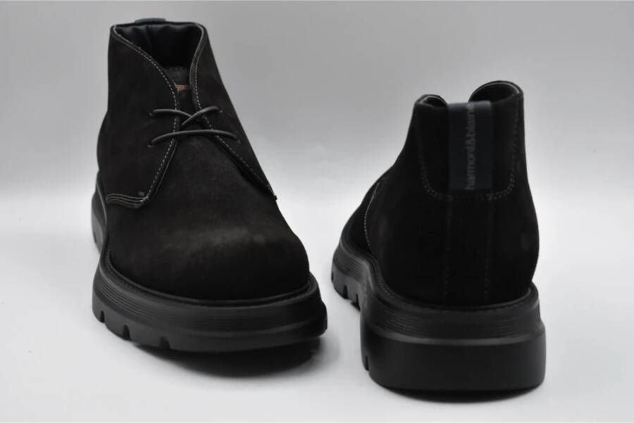 Harmont & Blaine Herenschoenen Veters Donker Aw24 Black Heren