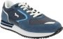 Harmont & Blaine Leren en stoffen herensneakers vetersluiting Blue Heren - Thumbnail 2